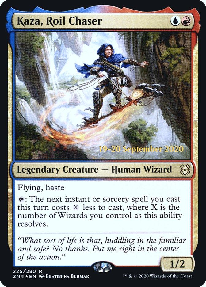 Kaza, Roil Chaser [Zendikar Rising Prerelease Promos] - Trinity Hobby
