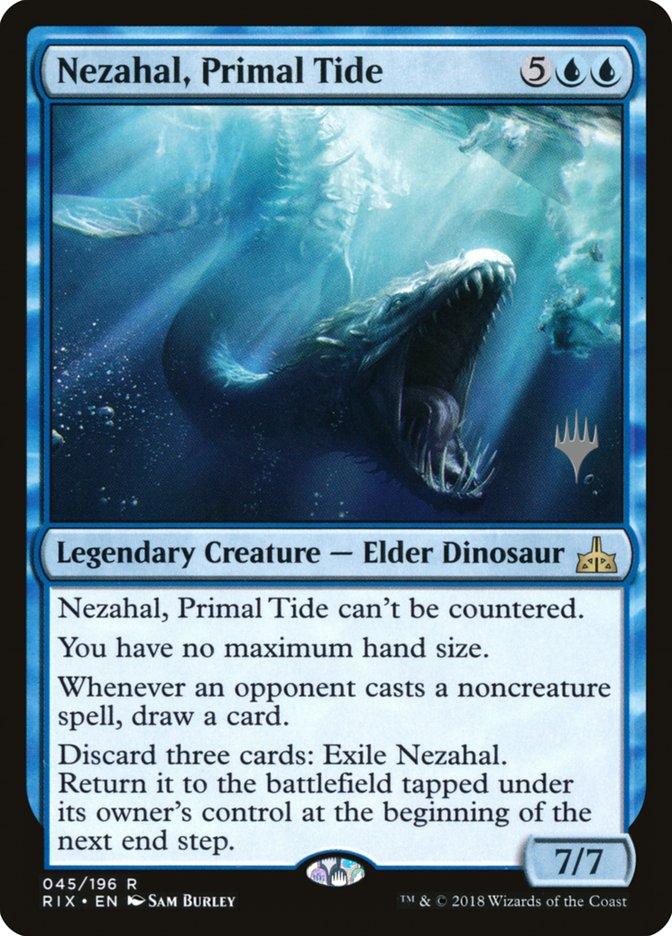 Nezahal, Primal Tide (Promo Pack) [Rivals of Ixalan Promos] - Trinity Hobby