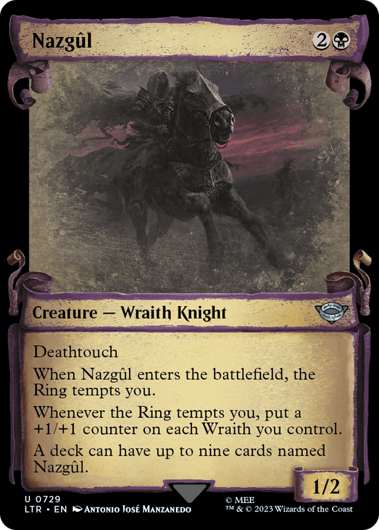 Nazgul (0729) [The Lord of the Rings: Tales of Middle-Earth Showcase Scrolls] - Trinity Hobby