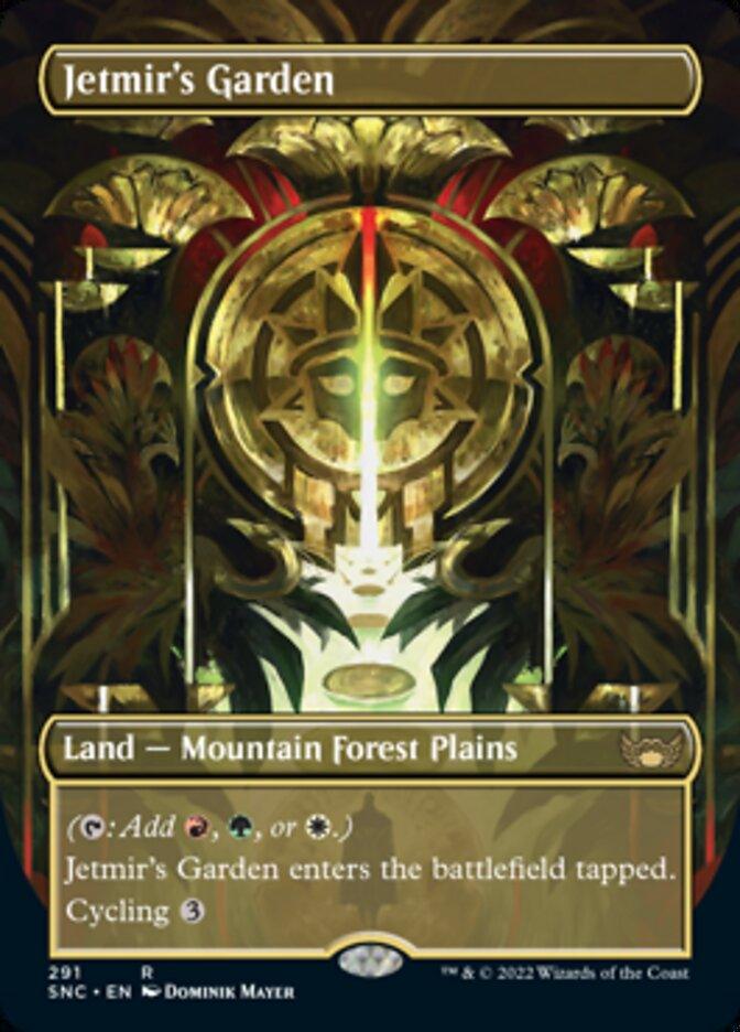 Jetmir's Garden (Borderless Alternate Art) [Streets of New Capenna] - Trinity Hobby
