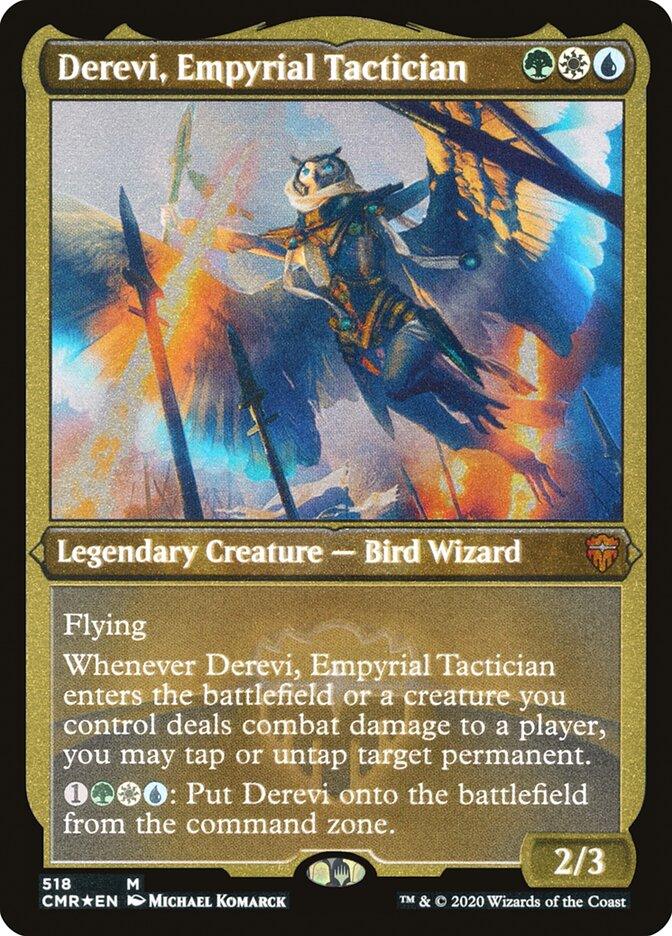 Derevi, Empyrial Tactician (Etched) [Commander Legends] - Trinity Hobby