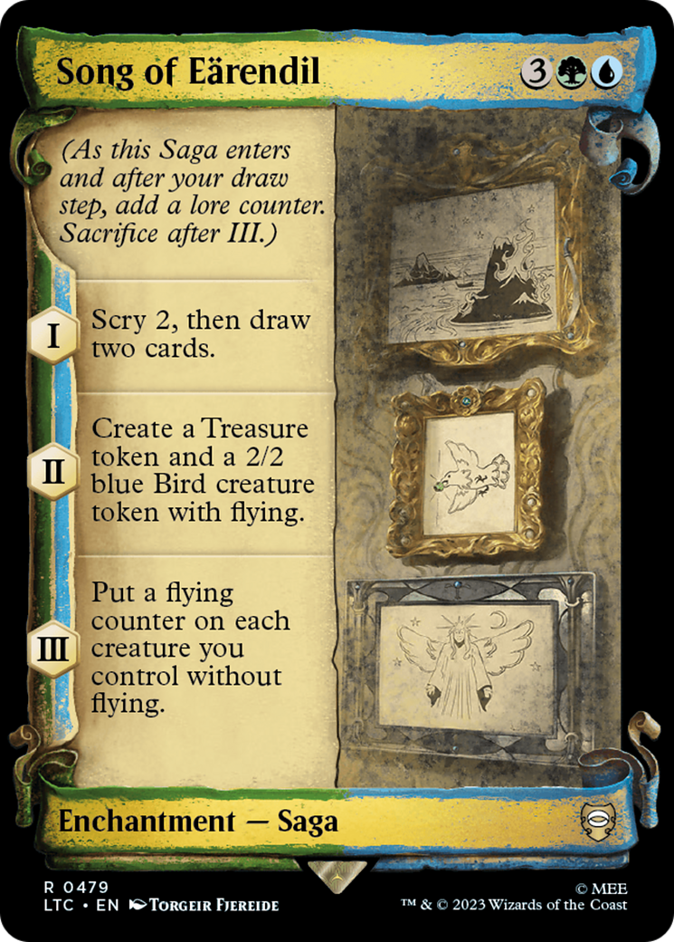 Song of Earendil [The Lord of the Rings: Tales of Middle-Earth Commander Showcase Scrolls] - Trinity Hobby