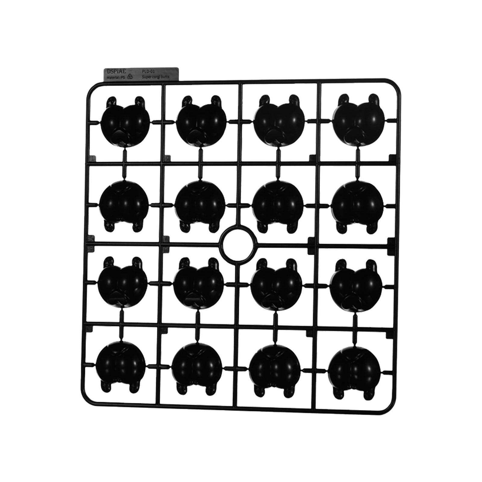 DSPIAE Super Corgi Butt Color Testing Piece - Black - Trinity Hobby