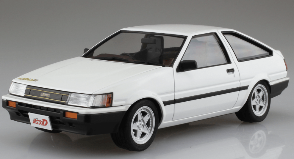 Aoshima 1/24 Initial D Takeuchi Itsuki Toyota Ae85 Levin - Trinity Hobby