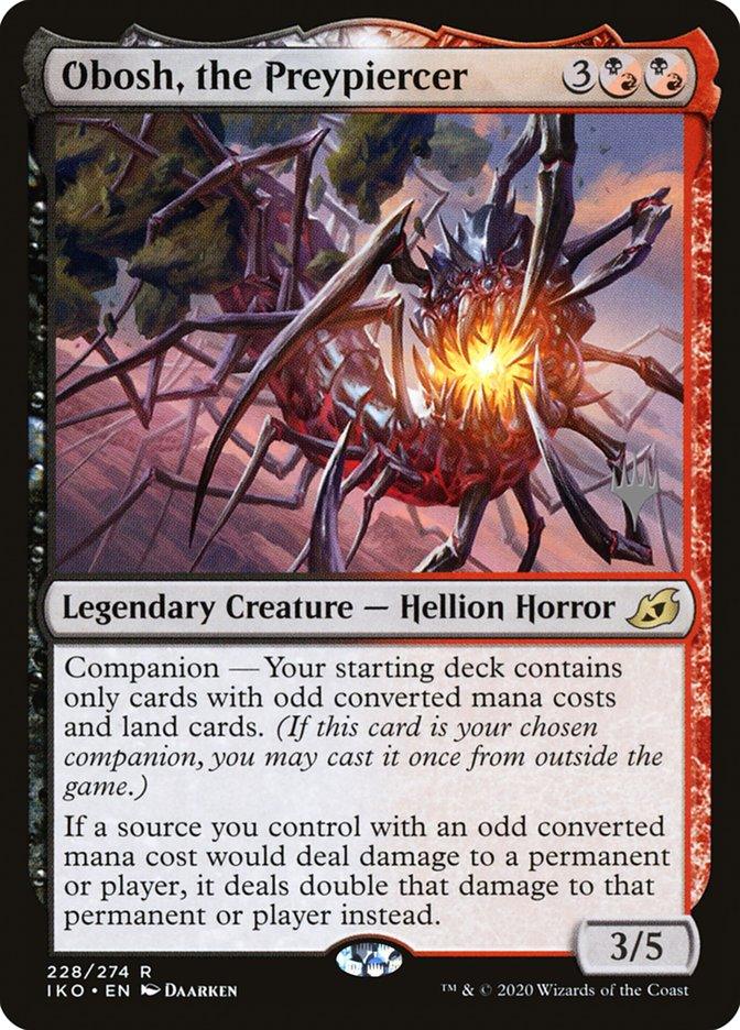 Obosh, the Preypiercer (Promo Pack) [Ikoria: Lair of Behemoths Promos] - Trinity Hobby