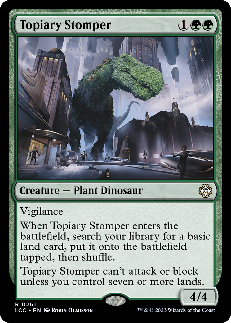 Topiary Stomper [The Lost Caverns of Ixalan Commander] - Trinity Hobby