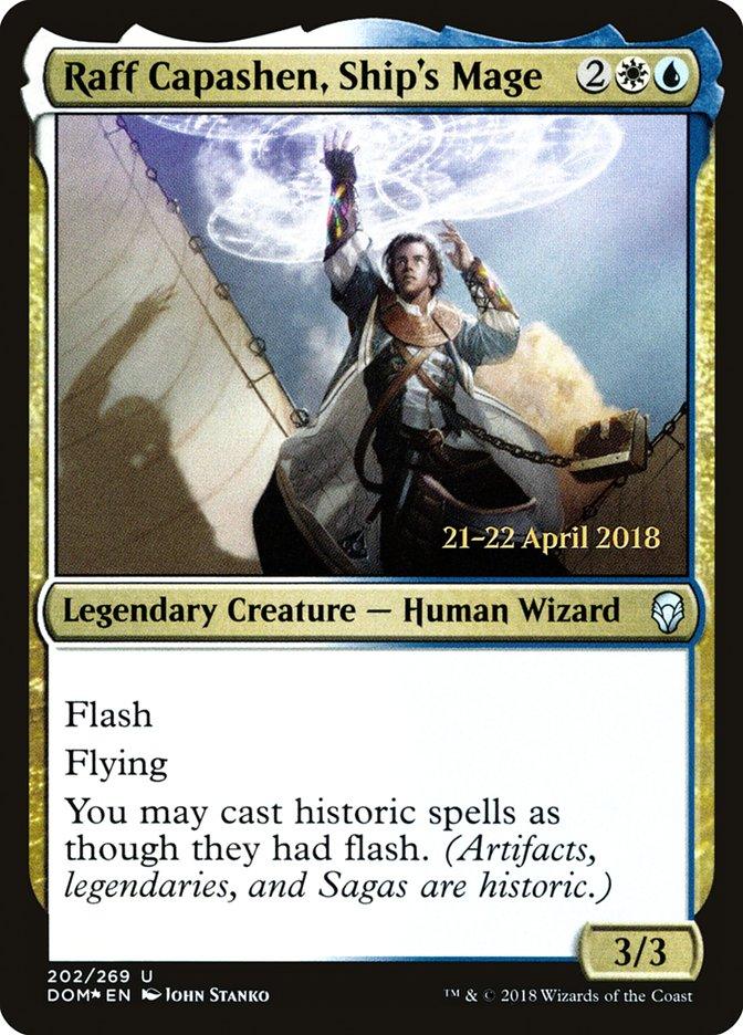 Raff Capashen, Ship's Mage [Dominaria Prerelease Promos] - Trinity Hobby