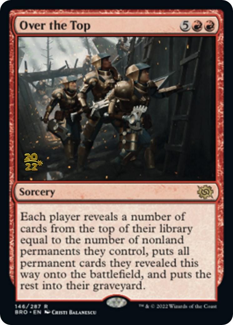 Over the Top [The Brothers' War Prerelease Promos] - Trinity Hobby