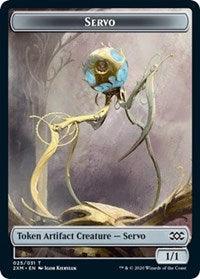 Servo // Soldier Double-Sided Token [Double Masters Tokens] - Trinity Hobby