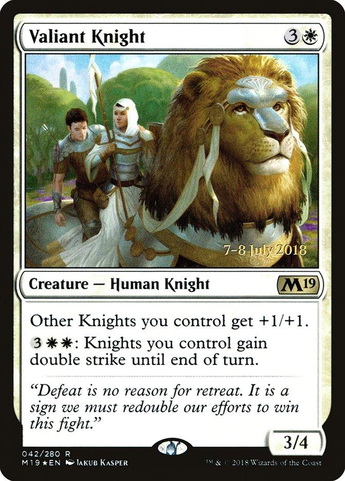 Valiant Knight [Core Set 2019 Prerelease Promos] - Trinity Hobby