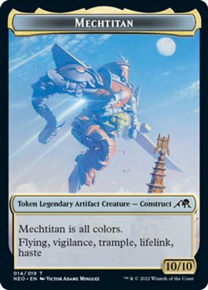 Samurai // Mechtitan Double-Sided Token [Kamigawa: Neon Dynasty Tokens] - Trinity Hobby