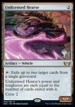 Unlicensed Hearse (Promo Pack) [Streets of New Capenna Promos] - Trinity Hobby