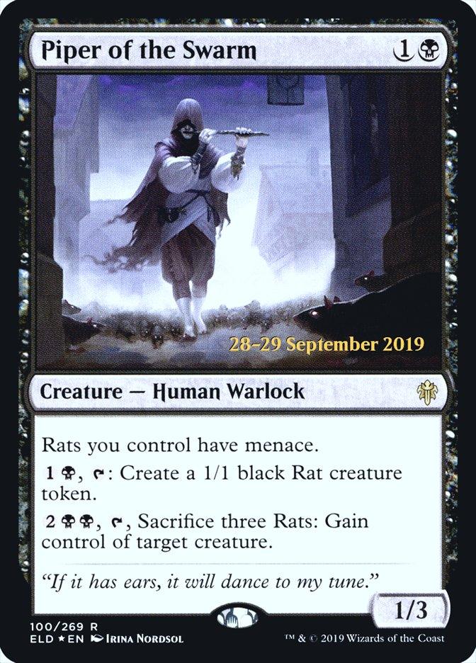 Piper of the Swarm [Throne of Eldraine Prerelease Promos] - Trinity Hobby