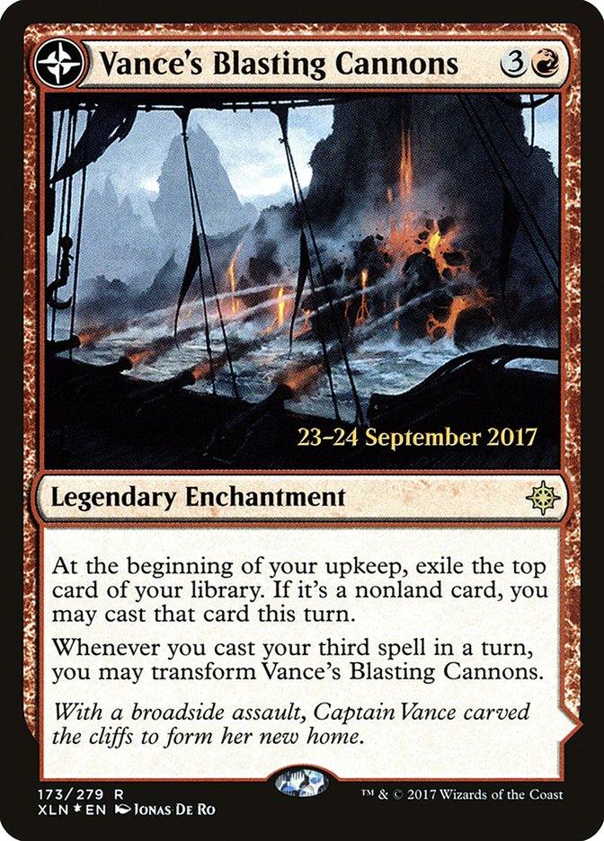 Vance's Blasting Cannons // Spitfire Bastion [Ixalan Prerelease Promos] - Trinity Hobby