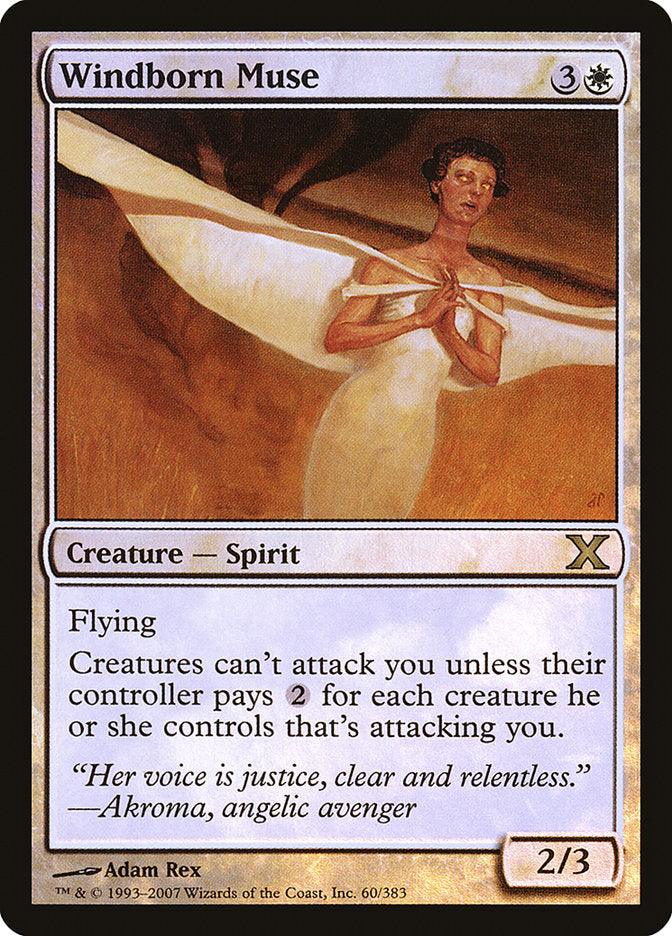 Windborn Muse (Premium Foil) [Tenth Edition] - Trinity Hobby
