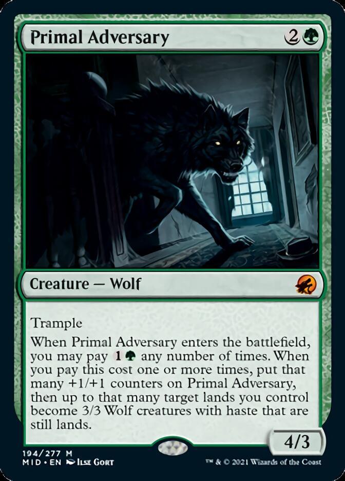 Primal Adversary [Innistrad: Midnight Hunt] - Trinity Hobby