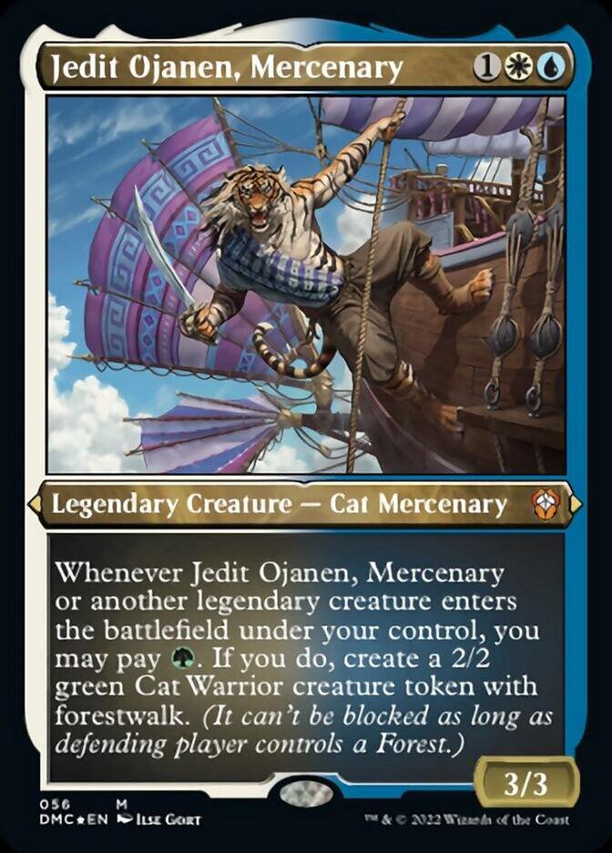 Jedit Ojanen, Mercenary (Foil Etched) [Dominaria United Commander] - Trinity Hobby