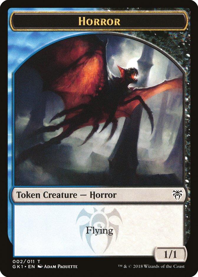 Copy // Horror Double-Sided Token [Guilds of Ravnica Guild Kit Tokens] - Trinity Hobby