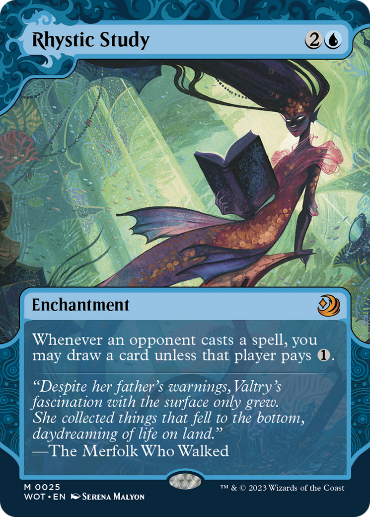 Rhystic Study [Wilds of Eldraine: Enchanting Tales] - Trinity Hobby
