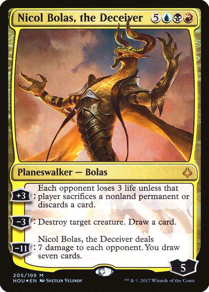 Nicol Bolas, the Deceiver [Hour of Devastation] - Trinity Hobby