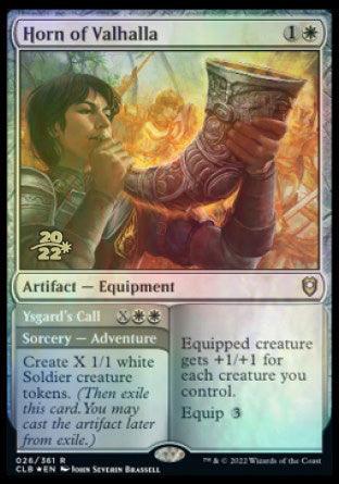 Horn of Valhalla // Ysgard's Call [Commander Legends: Battle for Baldur's Gate Prerelease Promos] - Trinity Hobby