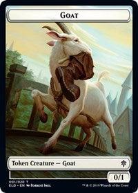 Goat // Food (15) Double-Sided Token [Throne of Eldraine Tokens] - Trinity Hobby