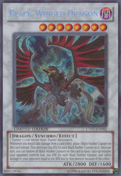 Black-Winged Dragon [CT07-EN002] Secret Rare - Trinity Hobby