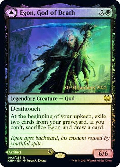 Egon, God of Death // Throne of Death [Kaldheim Prerelease Promos] - Trinity Hobby