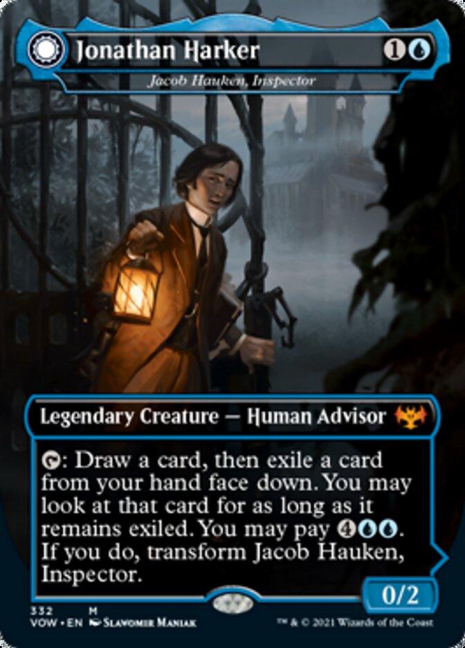 Jacob Hauken, Inspector // Hauken's Insight - Jonathan Harker // Harker's Obsessive Inquiry [Innistrad: Crimson Vow] - Trinity Hobby