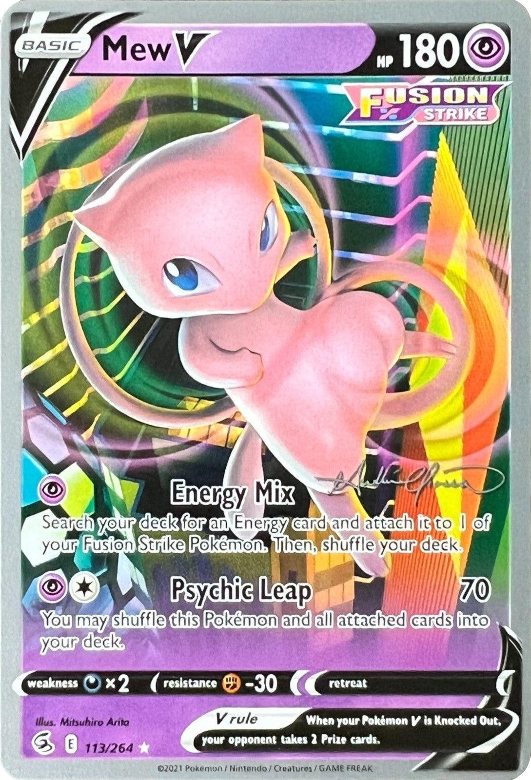 Mew V (113/264) (The Shape of Mew - Andre Chiasson) [World Championships 2022] - Trinity Hobby