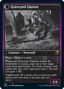 Graveyard Trespasser // Graveyard Glutton [Innistrad: Double Feature] - Trinity Hobby