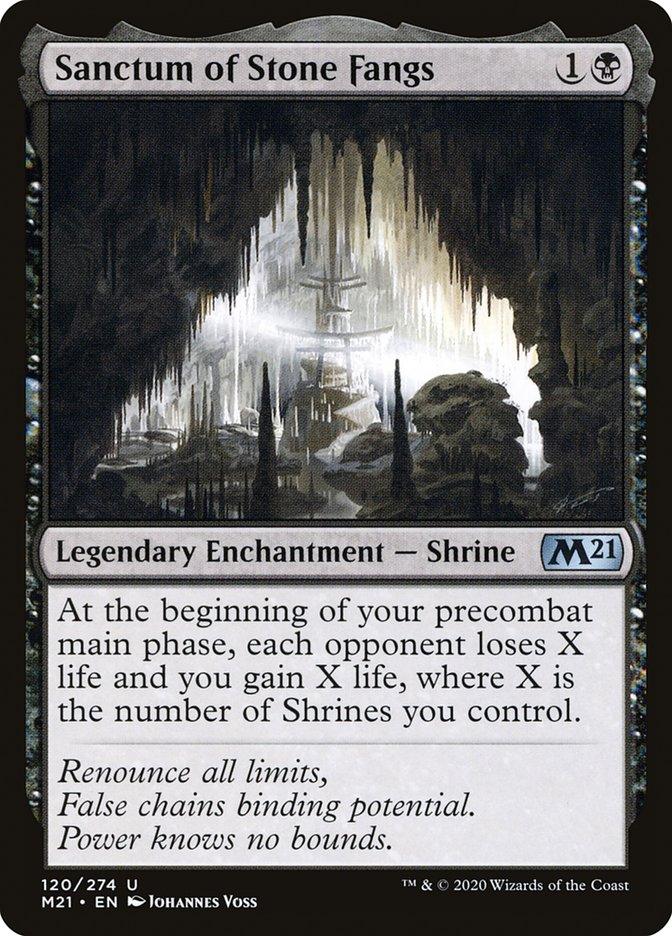 Sanctum of Stone Fangs [Core Set 2021] - Trinity Hobby