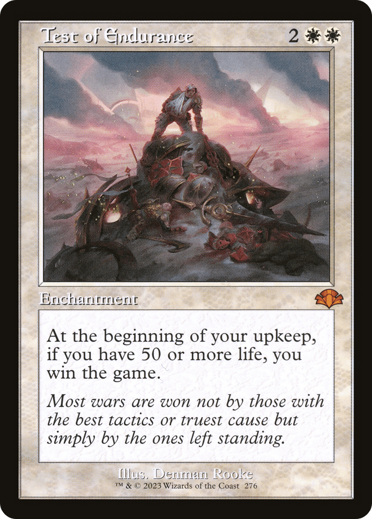 Test of Endurance (Retro) [Dominaria Remastered] - Trinity Hobby