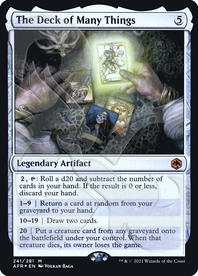 The Deck of Many Things (Ampersand Promo) [Dungeons & Dragons: Adventures in the Forgotten Realms Promos] - Trinity Hobby
