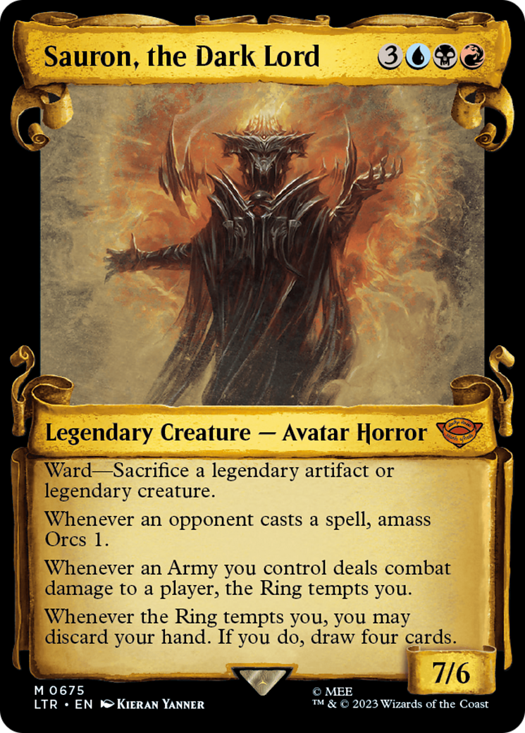 Sauron, the Dark Lord [The Lord of the Rings: Tales of Middle-Earth Showcase Scrolls] - Trinity Hobby