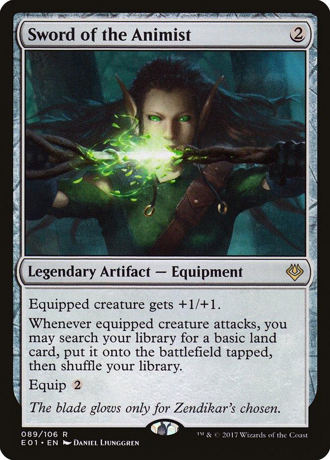 Sword of the Animist [Archenemy: Nicol Bolas] - Trinity Hobby