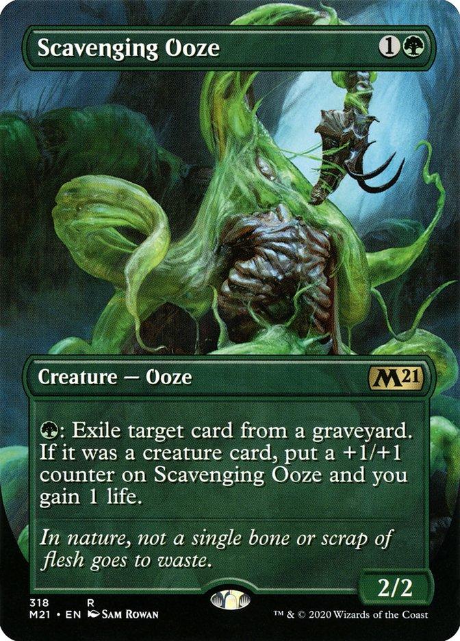 Scavenging Ooze (Borderless Alternate Art) [Core Set 2021] - Trinity Hobby