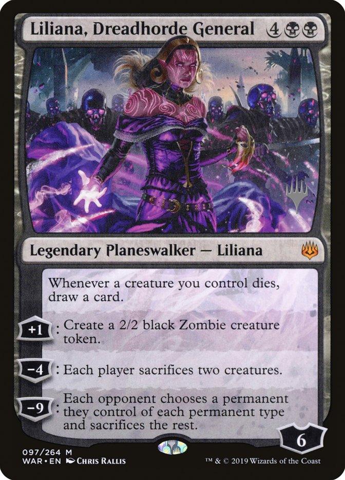 Liliana, Dreadhorde General (Promo Pack) [War of the Spark Promos] - Trinity Hobby