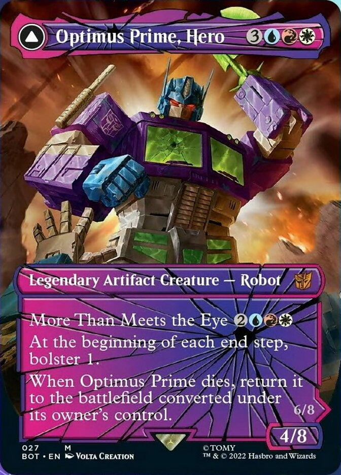 Optimus Prime, Hero // Optimus Prime, Autobot Leader (Shattered Glass) [Transformers] - Trinity Hobby