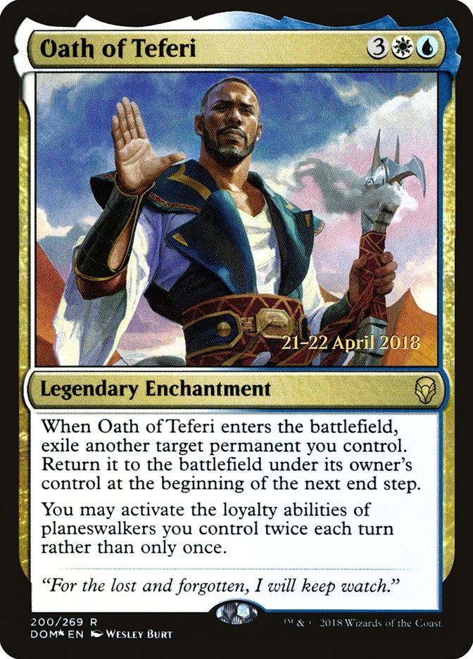 Oath of Teferi [Dominaria Prerelease Promos] - Trinity Hobby