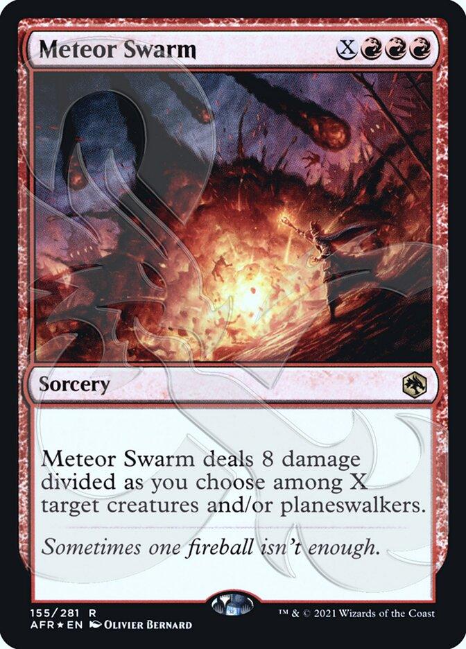 Meteor Swarm (Ampersand Promo) [Dungeons & Dragons: Adventures in the Forgotten Realms Promos] - Trinity Hobby