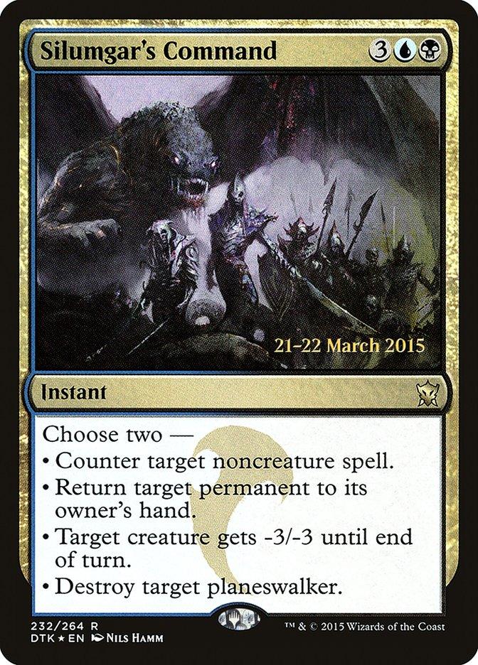 Silumgar's Command [Dragons of Tarkir Prerelease Promos] - Trinity Hobby