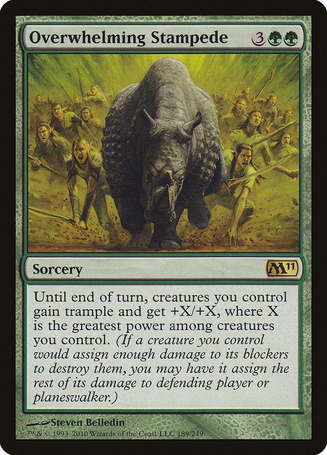 Overwhelming Stampede [Magic 2011] - Trinity Hobby