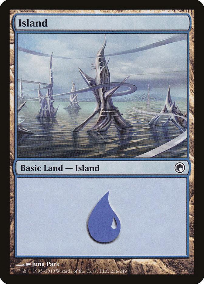 Island (236) [Scars of Mirrodin] - Trinity Hobby