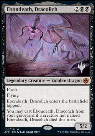 Ebondeath, Dracolich (Promo Pack) [Dungeons & Dragons: Adventures in the Forgotten Realms Promos] - Trinity Hobby