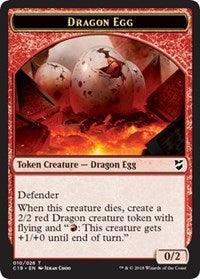 Dragon Egg // Dragon Double-Sided Token [Commander 2018 Tokens] - Trinity Hobby