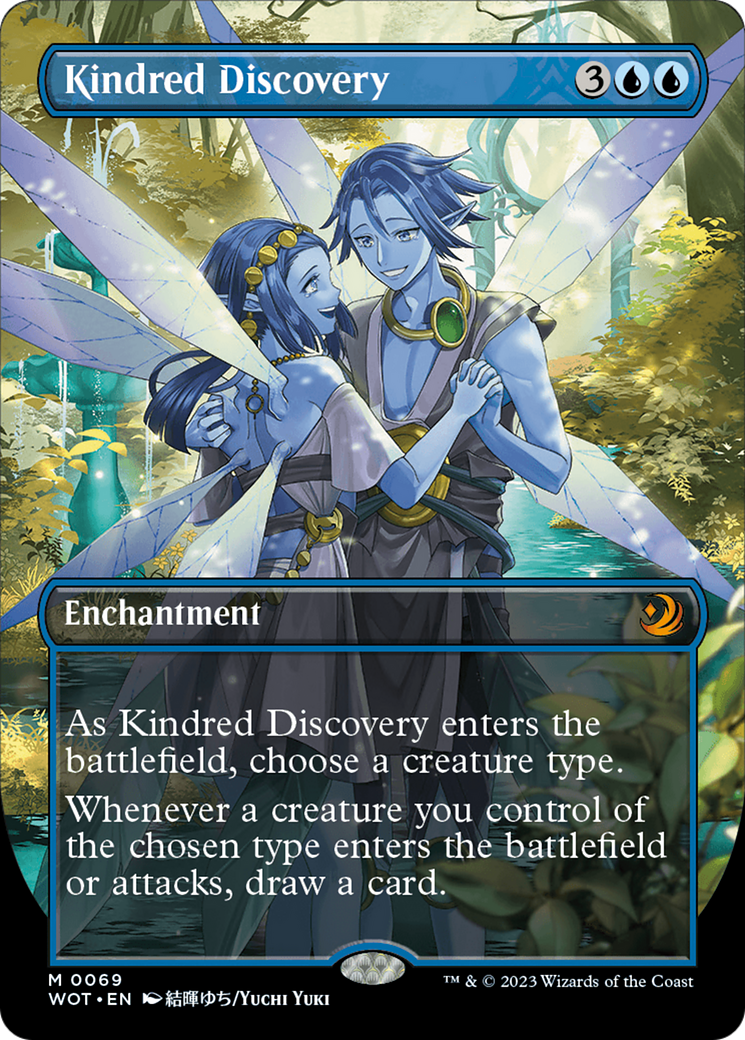 Kindred Discovery (Anime Borderless) [Wilds of Eldraine: Enchanting Tales] - Trinity Hobby