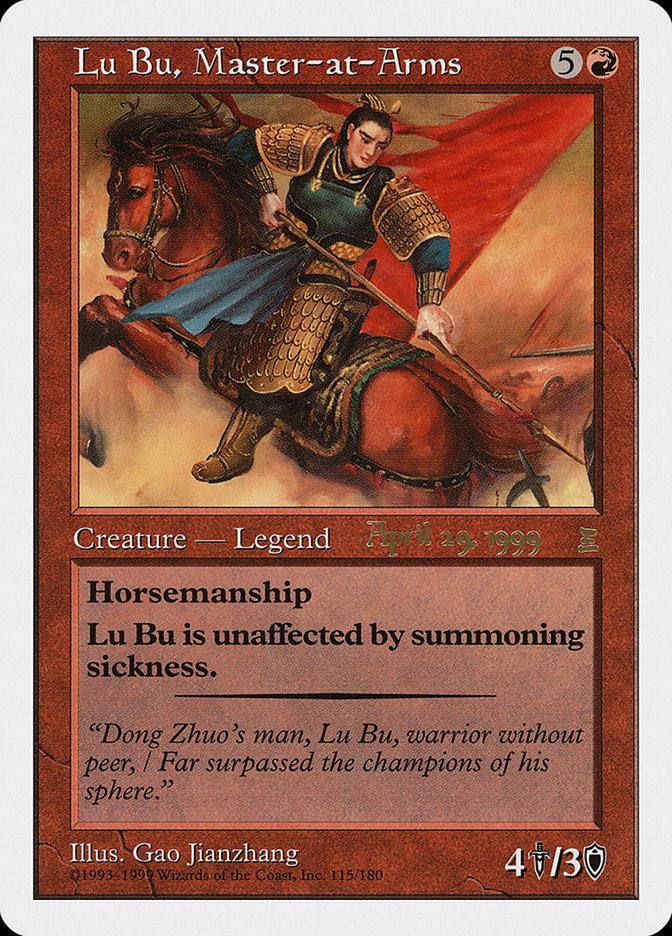 Lu Bu, Master-at-Arms (April 29, 1999) [Portal Three Kingdoms Promos] - Trinity Hobby