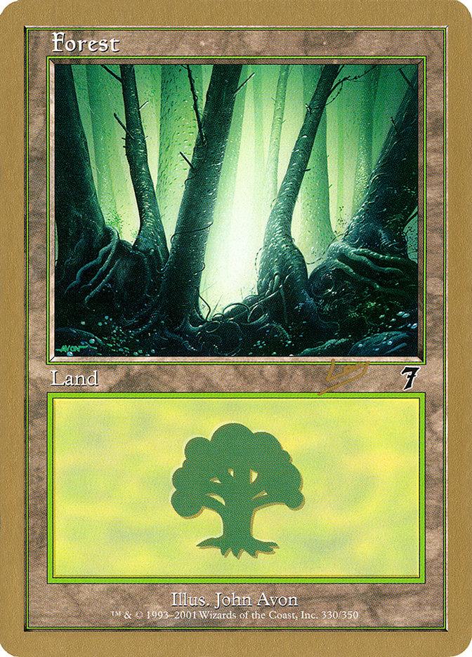 Forest (rl330) (Raphael Levy) [World Championship Decks 2002] - Trinity Hobby