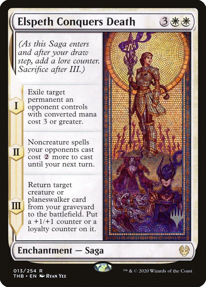 Elspeth Conquers Death (Promo Pack) [Theros Beyond Death Promos] - Trinity Hobby